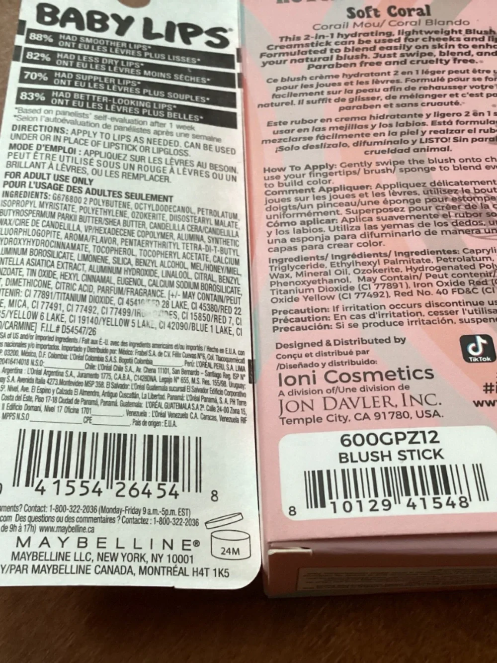 Maybelline baby lips